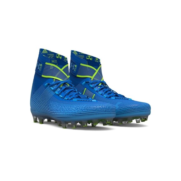 Under Armour Men's Highlight Mc Football Shoe Cleats Team Royal Electric Blue 9 - Picture 2 of 5